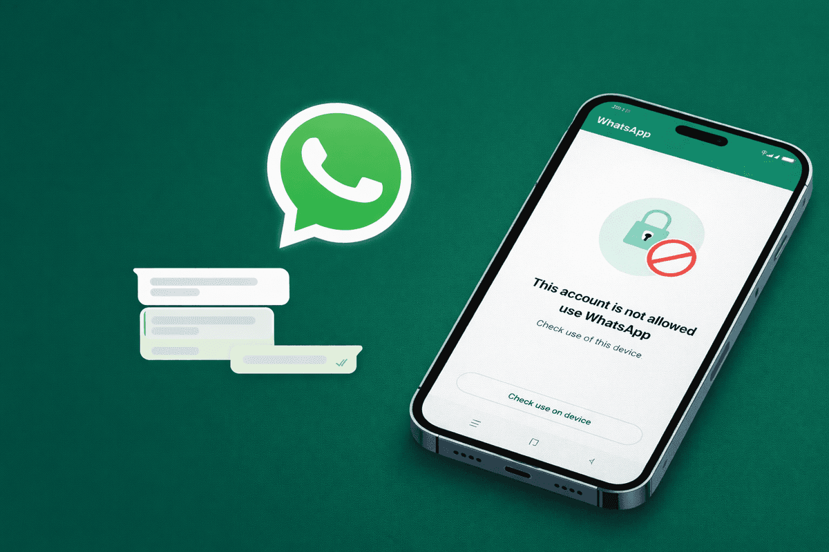 WhatsApp Business Warning